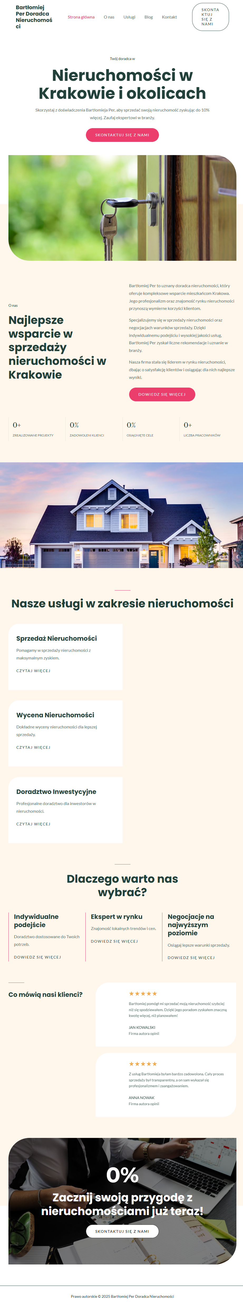 Strona doradcy nieruchomości